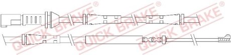 Датчик зносу,гальм.колодки QUICK BRAKE WS0288A (фото 1)