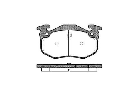 Колодки гальмівні дискові VW Golf VI 09-14, Tiguan 08-16; AUDI A3 03-12, TT 07-15; SKODA Octavia A5 04-13, Superb 08-15; RENAULT Clio II 98-05, Clio I 90-98; SEAT Leon 05-12, Altea 04-09; PEUGEOT 206 98-12, 306 93-02; CITROEN Xsara 00-06, Xsara 97-00 REMSA 014406