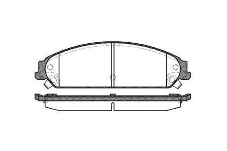 Колодки тормозные дисковые REMSA 1128.08