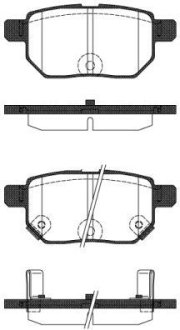 Колодки тормозные дисковые REMSA 1286.22