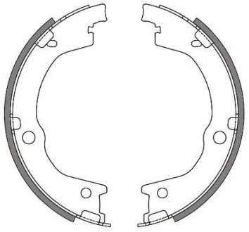 Колодки гальмівні барабанні REMSA 464400