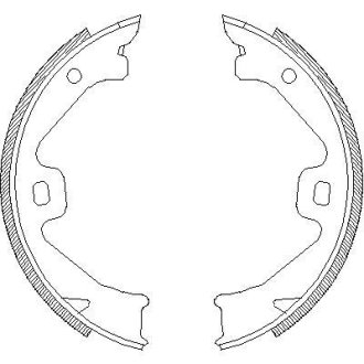 ROVER Колодки гальмівні барабанні задні 75 2.0 CDTi 03-05 REMSA 470400