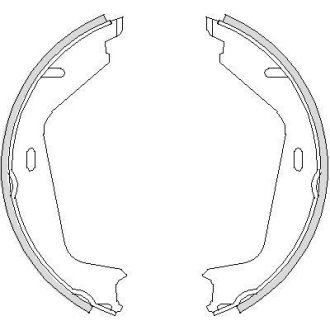 Колодки гальмівні барабанні REMSA 4726.00