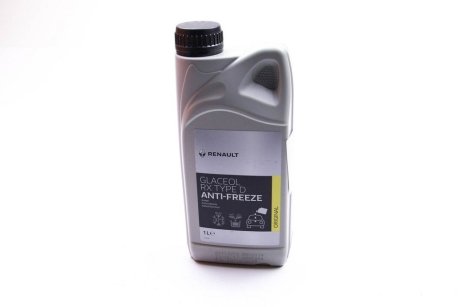 Антифриз-концентрат Glaceol Rx Type D, 1л. зелений RENAULT 7711428132 (фото 1)