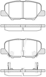 Гальмівні колодки дискові ROADHOUSE 21536.02