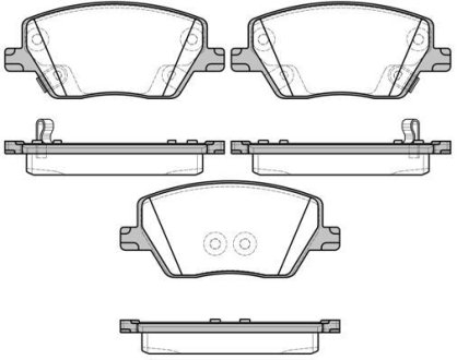 Гальмівні колодки дискові ROADHOUSE 21695.02