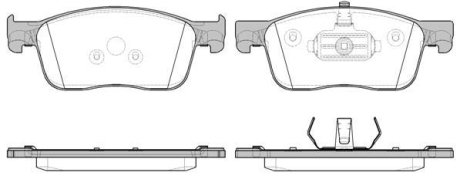 Гальмівні колодки дискові ROADHOUSE 21719.00