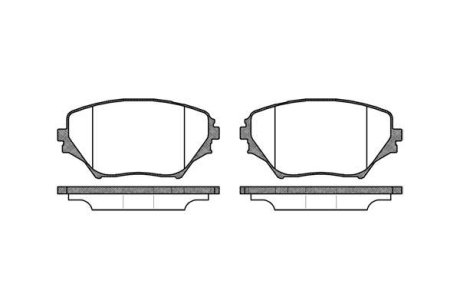 Гальмівні колодки дискові ROADHOUSE 2813.00