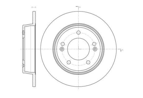 Гальмівний диск ROADHOUSE 61435.00