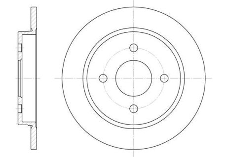 Гальмівний диск ROADHOUSE 6155.00
