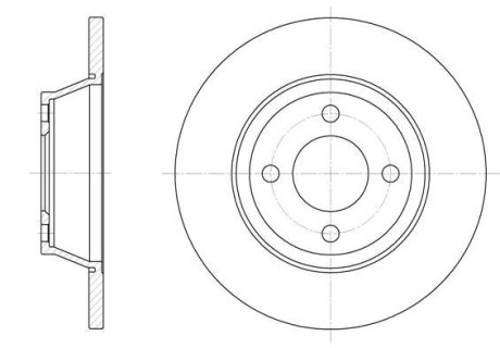 Гальмівний диск ROADHOUSE 6287.00