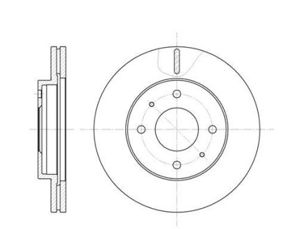 Гальмівний диск ROADHOUSE 6391.10