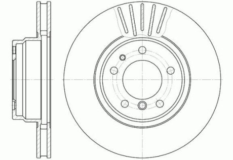 Гальмівний диск ROADHOUSE 6509.10