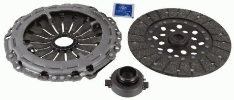 VW К-кт зчеплення Audi A3,Skoda Octavia II,SuperB II,Caddy III,Golf V,VI,Passat,Sharan,Touran 2.0TDI 03- SACHS 3000951150 (фото 1)