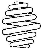 OPEL пружина задня L=319mm Zafira A 99- SACHS 996506