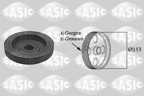 Шкив коленвала SASIC 5150G30