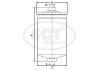 Фильтр топливный VW AUDI 100, 200 2.0, 2.3 (83-94) (ST 315) SCT Germany ST315 (фото 3)