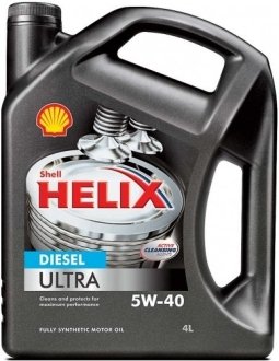 Масло моторное Helix Diesel Ultra 5W-40 (4 л) SHELL 550040549 (фото 1)