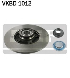 Диск гальмівний (комплект) SKF VKBD1012