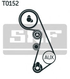 К-кт. ГРМ (рем.+3шт. ролик+кріплення) AUDI A4/A6 1,8/1,8T 94-01 SKF VKMA01908