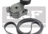 SKF К-т (ремінь поліклиновий+ролик) VW Golf V, Golf Plus, Touran, 1,4TSI/FSI VKMA31125