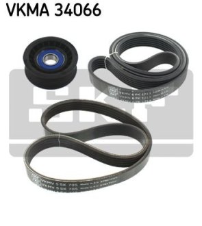 Комплект доріжкового ремня SKF VKMA 34066 (фото 1)