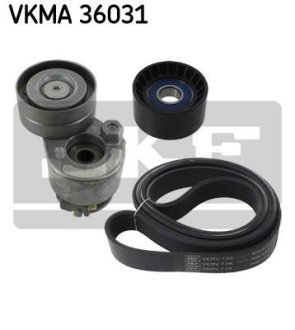 Роликовий модуль натягувача ременя (ролик, ремінь) SKF VKMA36031