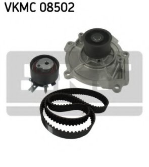 Комплект ГРМ, пас+ролик+помпа SKF VKMC08502