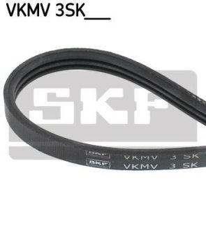 Ремінь поліклиновий 3SK863 (Elastic) MINI One D 1,4 -06 SKF VKMV3SK863 (фото 1)