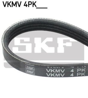 Ремінь поліклиновий 4PK1020 SKF VKMV4PK1020 (фото 1)