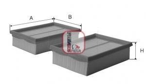 Фільтр повітряний SEAT/VW "1,0-1,4 "99-02 SOFIMA S0302A