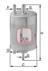 Фільтр паливний SOFIMA S1958B