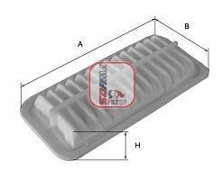 Фільтр повітряний SOFIMA S3553A