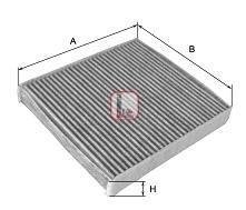 Фільтр салону VW/AUDI/SKODA/SEAT "1,9-2,5 "00-05 SOFIMA S4109CA