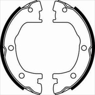 Гальмівні колодки барабанні STARLINE BC 07800