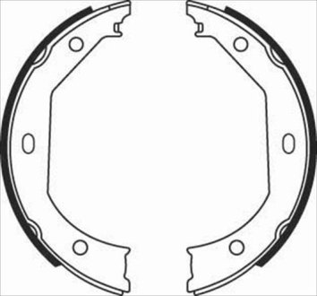 Гальмівні колодки барабанні STARLINE BC 08090