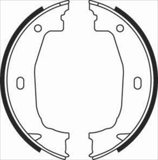 Гальмівні колодки барабанні STARLINE BC 08100