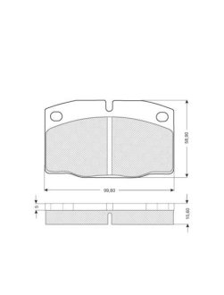 Гальмівні колодки дискові STARLINE BD S021