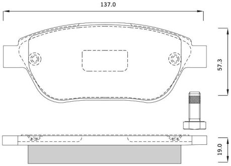 Гальмівні колодки дискові STARLINE BD S248