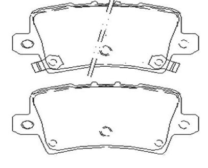 Гальмівні колодки дискові STARLINE BD S517
