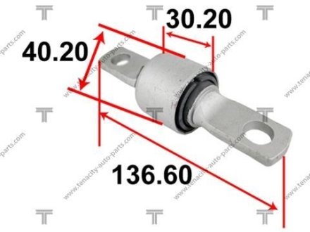 Сайлентблок рычага honda k12 civic 05-11 TENACITY AAMHO1046 (фото 1)