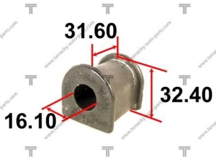 Втулка стабилизатора TENACITY ASBTO1011