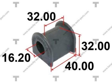 Втулка стабилизатора TENACITY ASBTO1024 (фото 1)