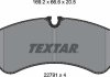 Комплект гальмівних колодок TEXTAR 2279101 (фото 5)