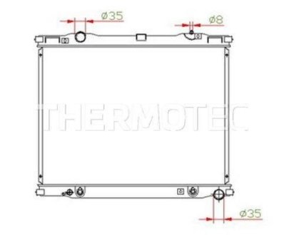 Радіатор THERMOTEC D70305TT