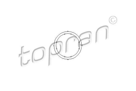 Прокладка фланца охлаждающей жидкости TOPRAN / HANS PRIES 100721