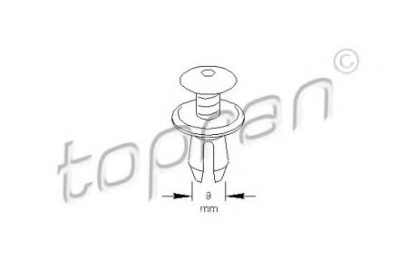 Кліпса TOPRAN / HANS PRIES 108802 (фото 1)