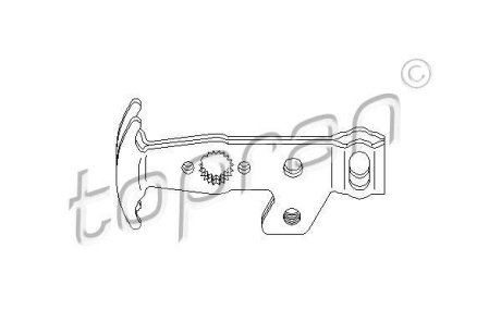Важіль перемикання КПП TOPRAN / HANS PRIES 111566