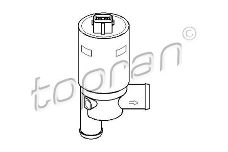 Регулятор холостого ходу TOPRAN / HANS PRIES 112232