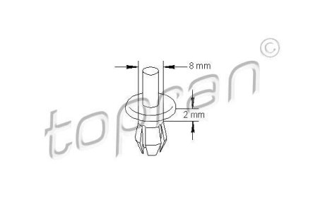 Деталь TOPRAN / HANS PRIES 205797